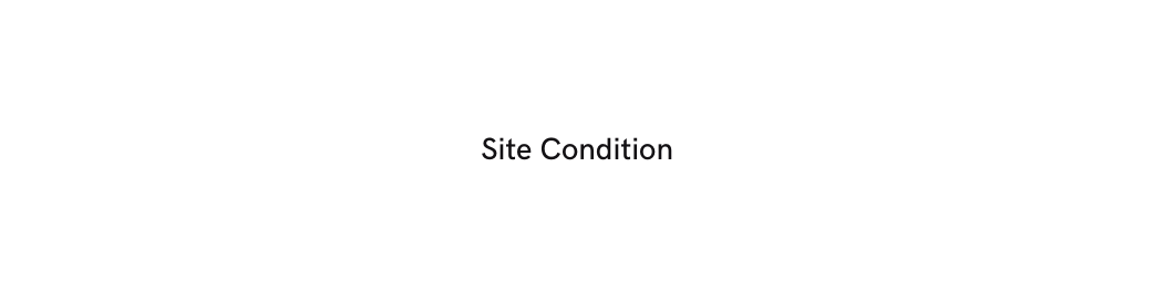 Site Condition